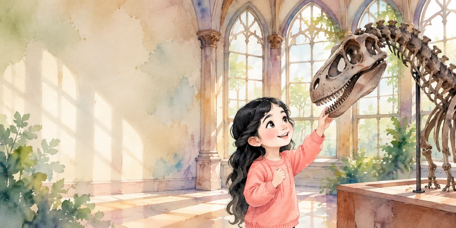 Mogelijk geïllustreerd resultaat: Het dinomuseum
